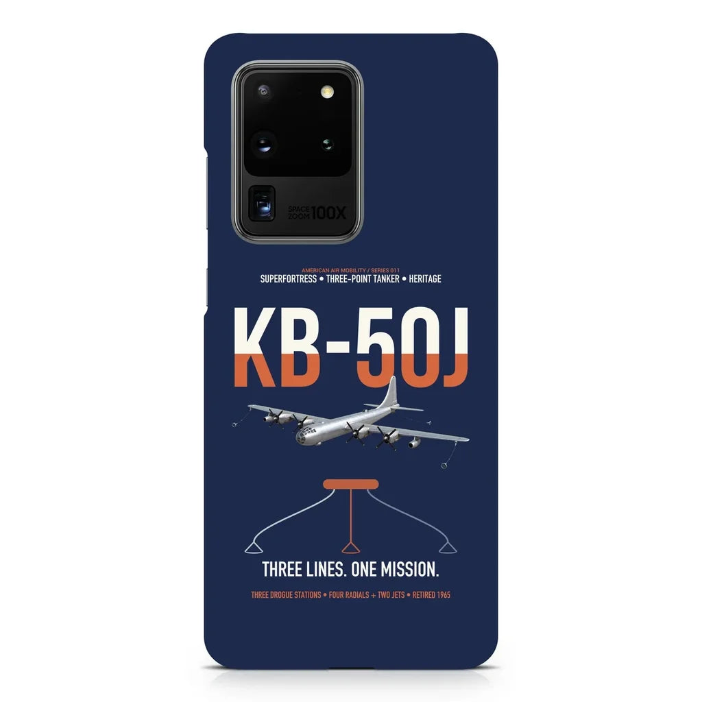 KB-50J Superfortress design on samsung case - navy blue