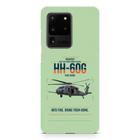 Thumbnail for Sikorsky HH-60G Pave Hawk design on samsung case - light green