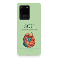 Thumbnail for St. George Regional Airport SGU design on samsung case - light green