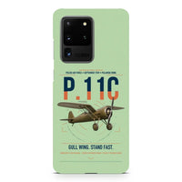 Thumbnail for PZL P.11c design on samsung case - light green