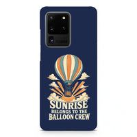 Thumbnail for Sunrise Belongs To The Balloon Crew design on samsung case - navy blue