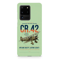 Thumbnail for Fiat CR.42 Falco design on samsung case - light green
