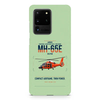 Thumbnail for Airbus MH-65E Dolphin design on samsung case - light green