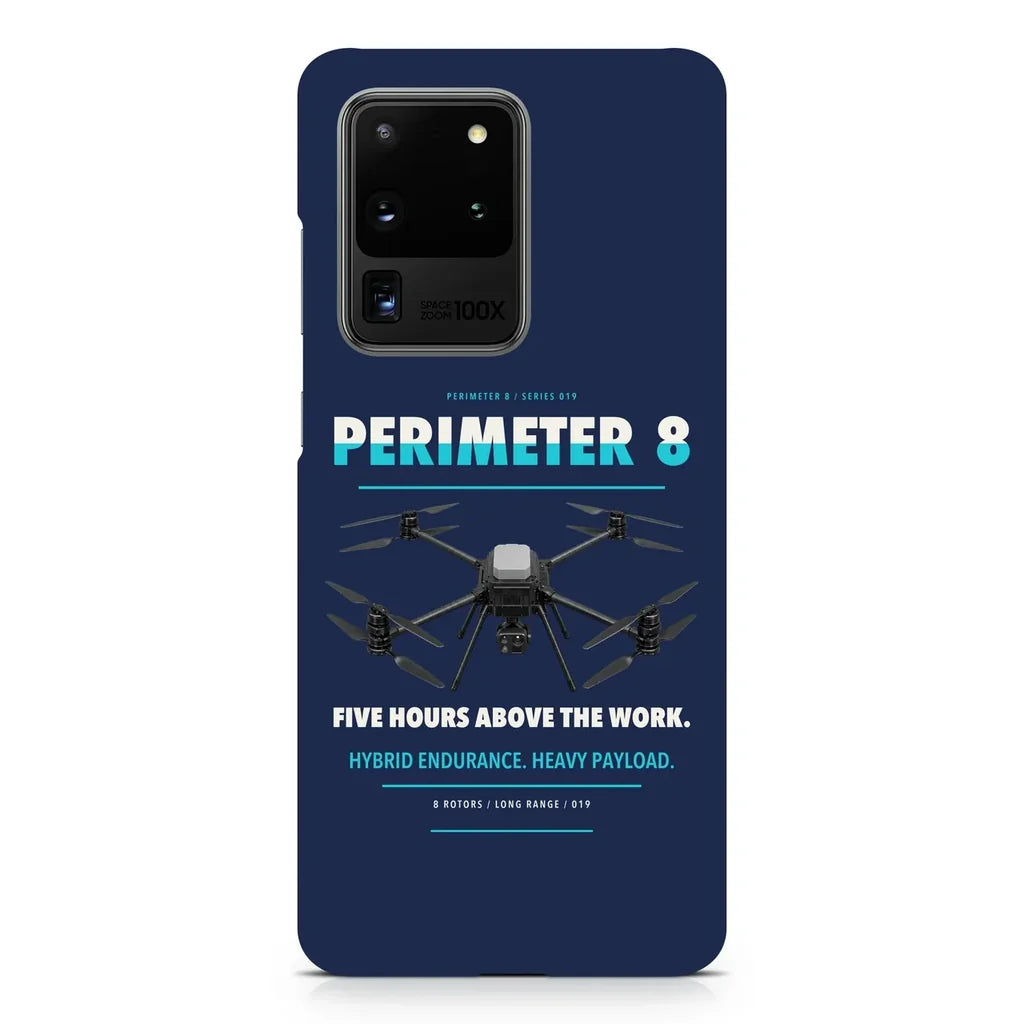 Skyfront Perimeter 8 design on samsung case - navy blue
