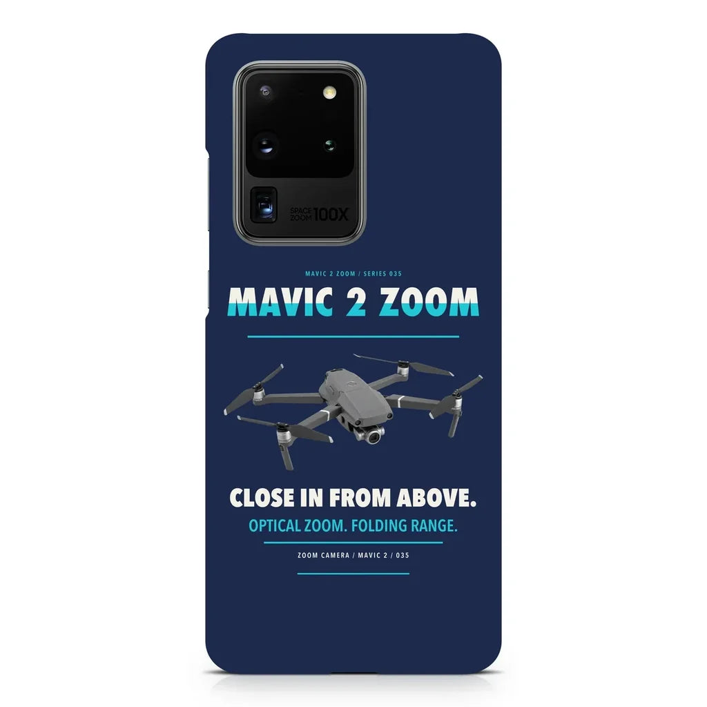 DJI Mavic 2 Zoom design on samsung case - navy blue