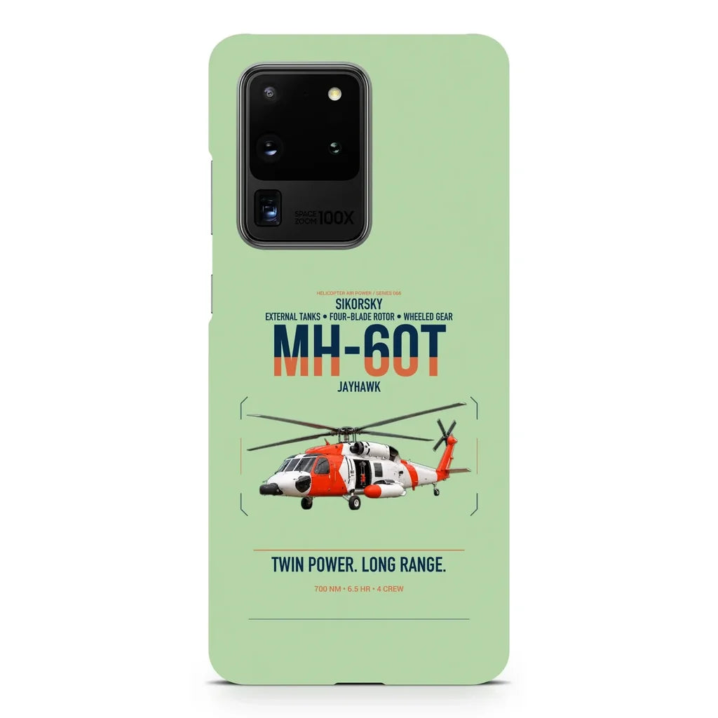 Sikorsky MH-60T Jayhawk design on samsung case - light green