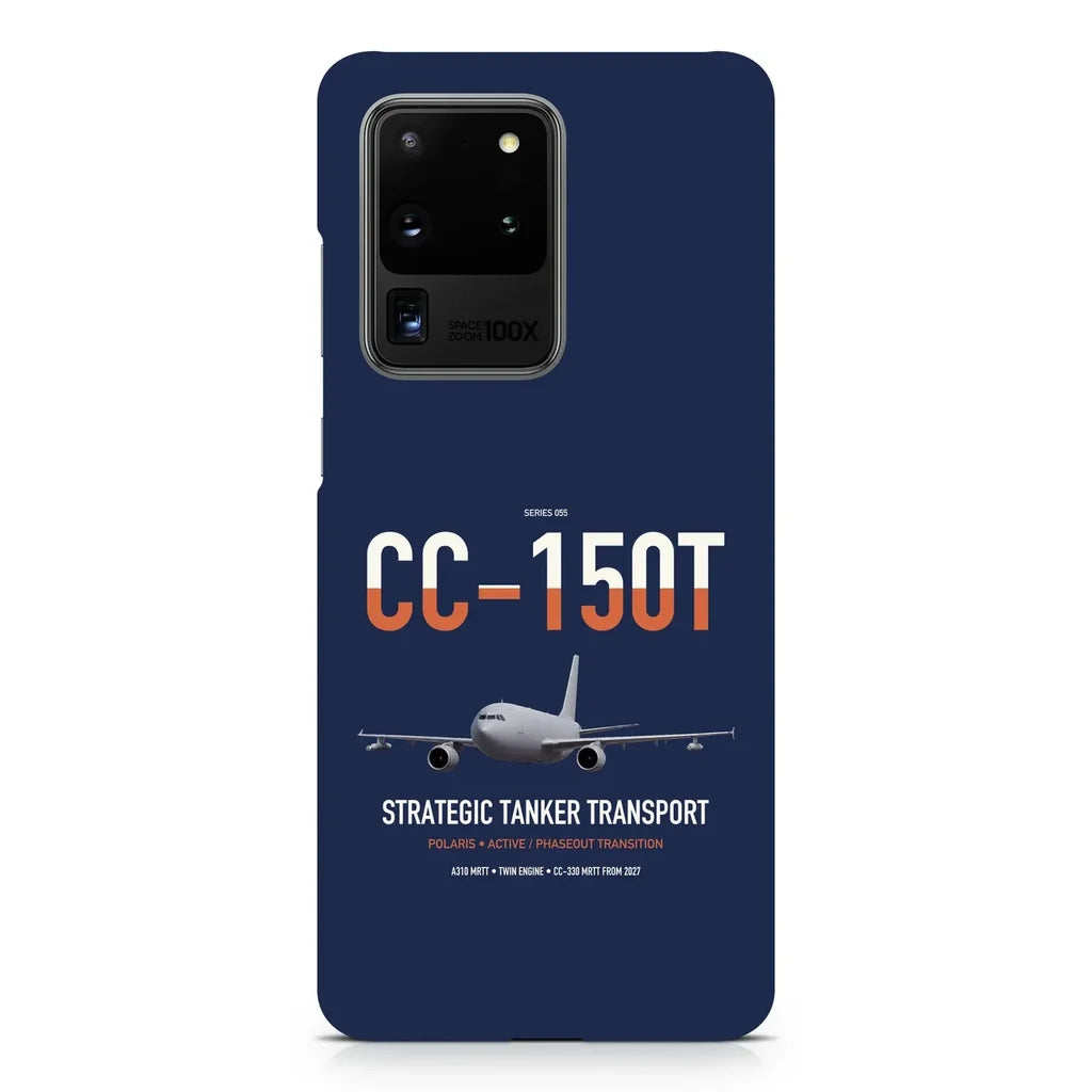 Airbus CC-150T Polaris design on samsung case - navy blue