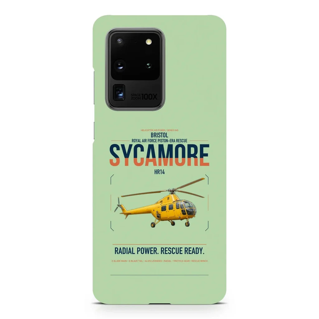 Bristol Sycamore HR14 design on samsung case - light green