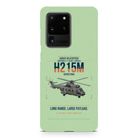Thumbnail for Airbus H215M design on samsung case - light green
