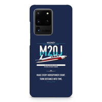 Thumbnail for Mooney M20J 201 design on samsung case - navy blue