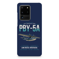 Thumbnail for PBY-5A Catalina design on samsung case - navy blue