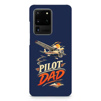 Thumbnail for Pilot Dad design on samsung case - navy blue