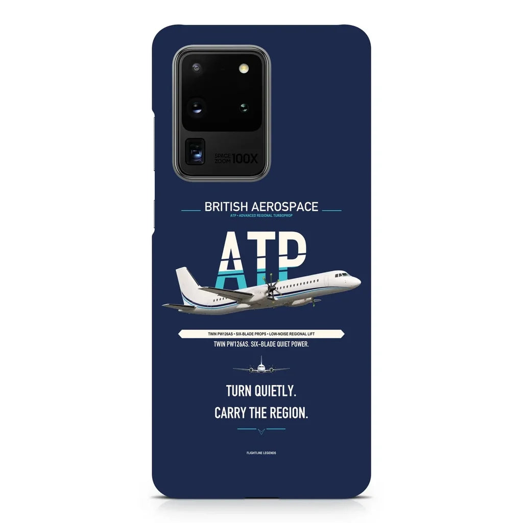 British Aerospace ATP design on samsung case - navy blue