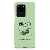 Thumbnail for Boeing CH-47D design on samsung case - light green