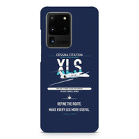 Thumbnail for Cessna Citation XLS design on samsung case - navy blue