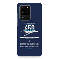 Thumbnail for Cessna Citation 650 - Citation III design on samsung case - navy blue