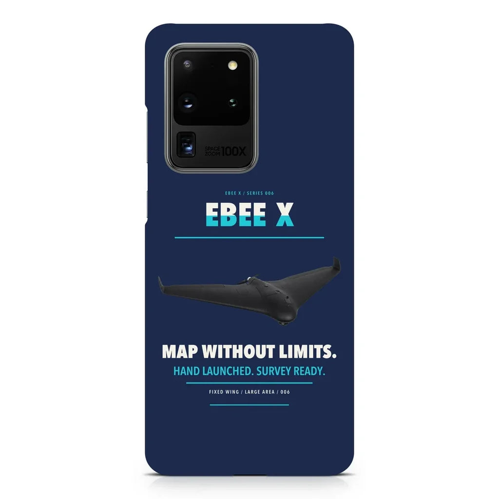 AgEagle eBee X design on samsung case - navy blue