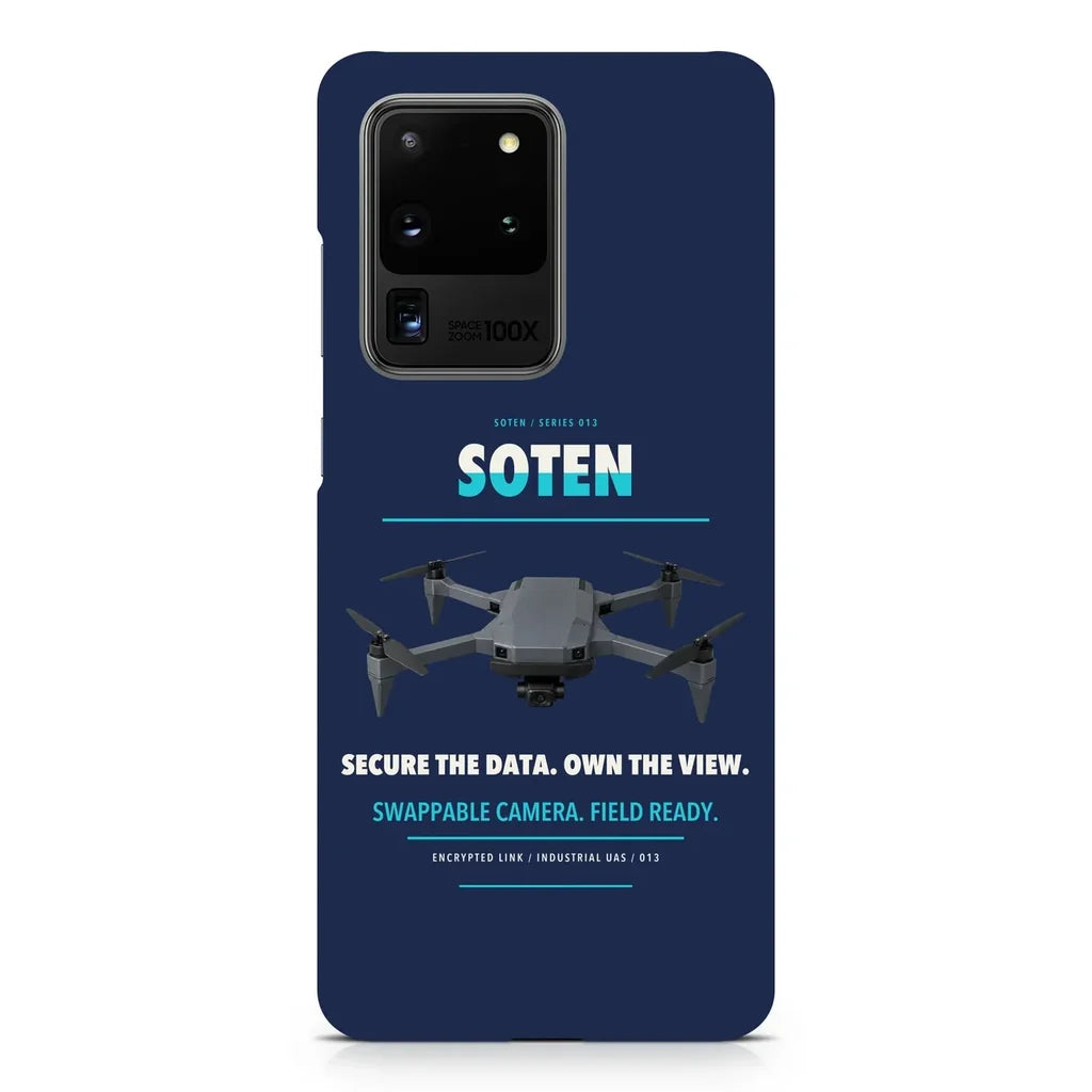 ACSL SOTEN design on samsung case - navy blue