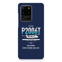 Thumbnail for Tecnam P2006T design on samsung case - navy blue