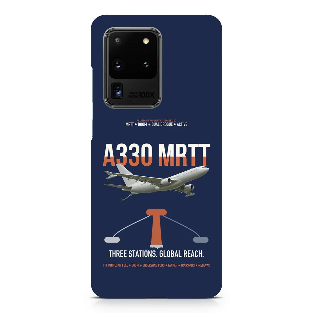 Airbus A330 MRTT design on samsung case - navy blue