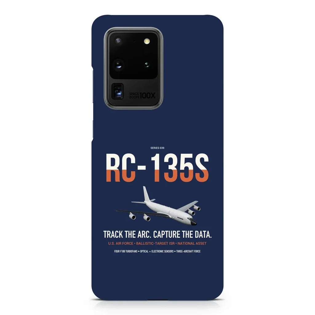 RC-135S Cobra Ball design on samsung case - navy blue