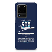 Thumbnail for Cessna Citation 500 - Citation I design on samsung case - navy blue