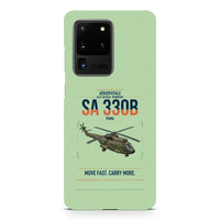 Thumbnail for Aérospatiale SA 330B Puma design on samsung case - light green