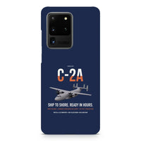 Thumbnail for C-2A Greyhound design on samsung case - navy blue
