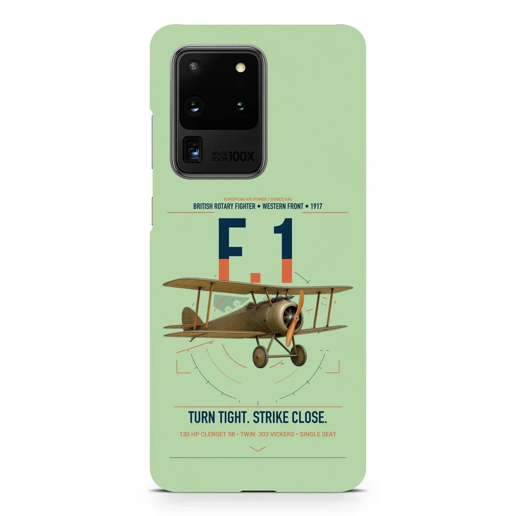 Sopwith Camel F.1 design on samsung case - light green