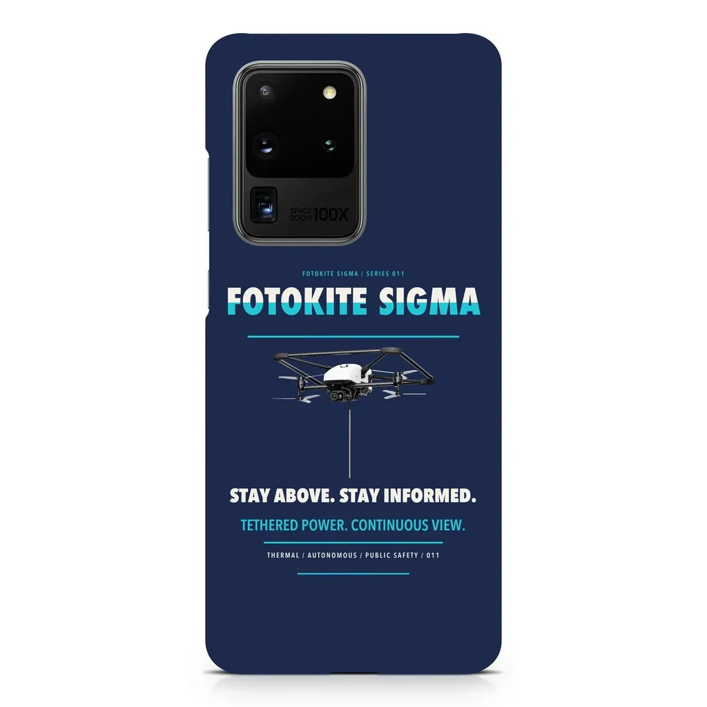 Fotokite Sigma design on samsung case - navy blue
