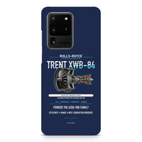 Thumbnail for TRENT XWB-84 design on samsung case - navy blue