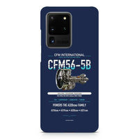 Thumbnail for CFM56-5B design on samsung case - navy blue