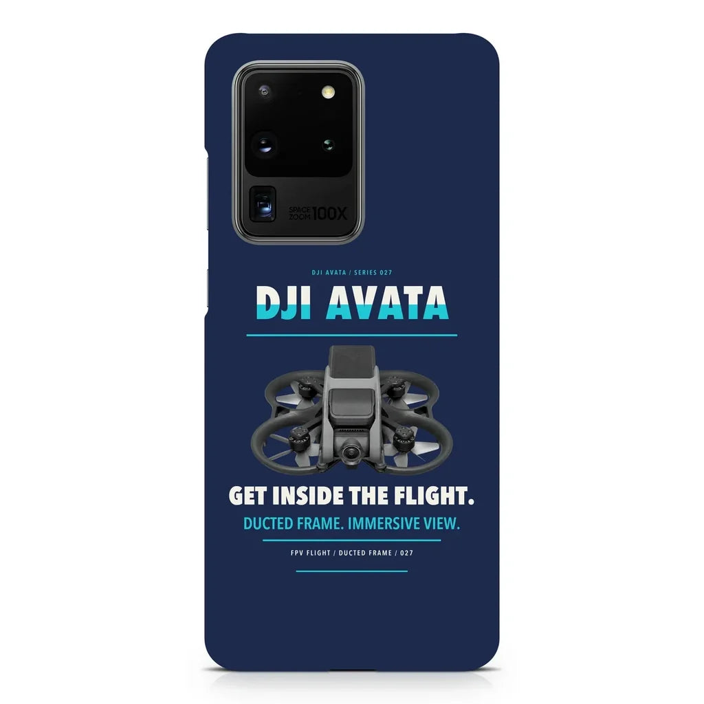 DJI Avata design on samsung case - navy blue