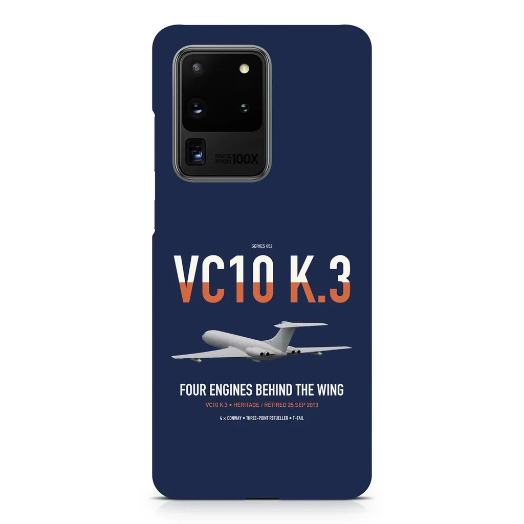 Vickers VC10 K.3 design on samsung case - navy blue