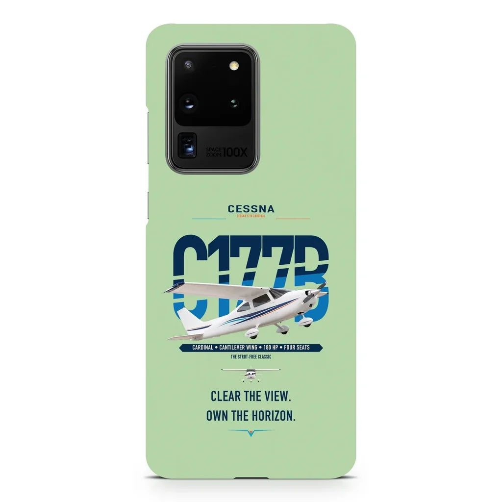 Cessna 177B Cardinal design on samsung case - light green