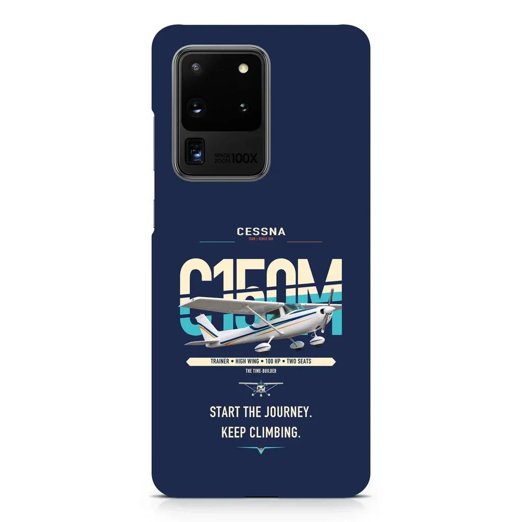 Cessna 150M design on samsung case - navy blue