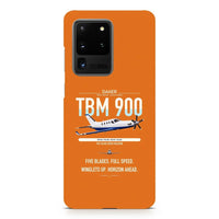 Thumbnail for Daher TBM 900 design on samsung case - orange