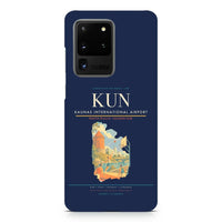 Thumbnail for Kaunas International Airport KUN design on samsung case - navy blue