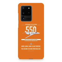 Thumbnail for Cessna Citation 550 - Citation II design on samsung case - orange