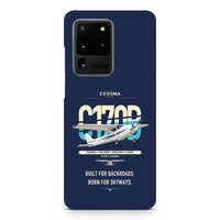 Thumbnail for Cessna 170B design on samsung case - navy blue
