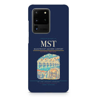 Thumbnail for Maastricht Aachen Airport MST design on samsung case - navy blue