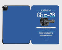 Thumbnail for GEnx-2B design on blue ipad tablet case