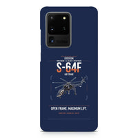 Thumbnail for Erickson S-64F Air Crane design on samsung case - navy blue