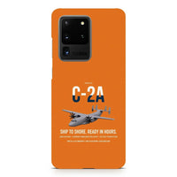 Thumbnail for C-2A Greyhound design on samsung case - orange