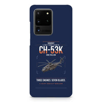 Thumbnail for Sikorsky CH-53K King Stallion design on samsung case - navy blue