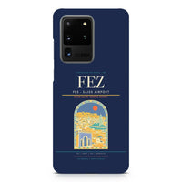 Thumbnail for Fes - Saiss Airport FEZ design on samsung case - navy blue