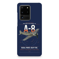 Thumbnail for Focke-Wulf Fw 190A-8 design on samsung case - navy blue