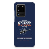 Thumbnail for MD Helicopters MD 500E design on samsung case - navy blue