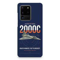 Thumbnail for Dassault Mirage 2000C RDI design on samsung case - navy blue