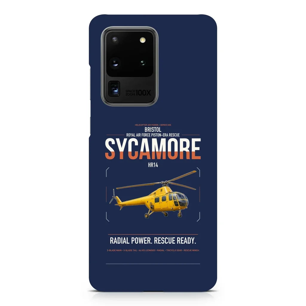 Bristol Sycamore HR14 design on samsung case - navy blue